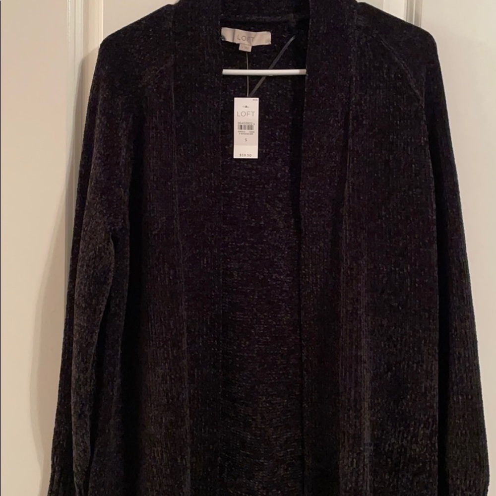 LOFT Black Cardigan